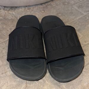 Nike Black Slide Sandals